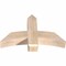 Ekena Millwork Bellingham Smooth Timber Gable Bracket, Douglas Fir, 36"W x 23"H x 5 1/2"D x 5 1/2"F, 15/12 Pitch GBW036X23X0606BEL00SDF - alternate 3